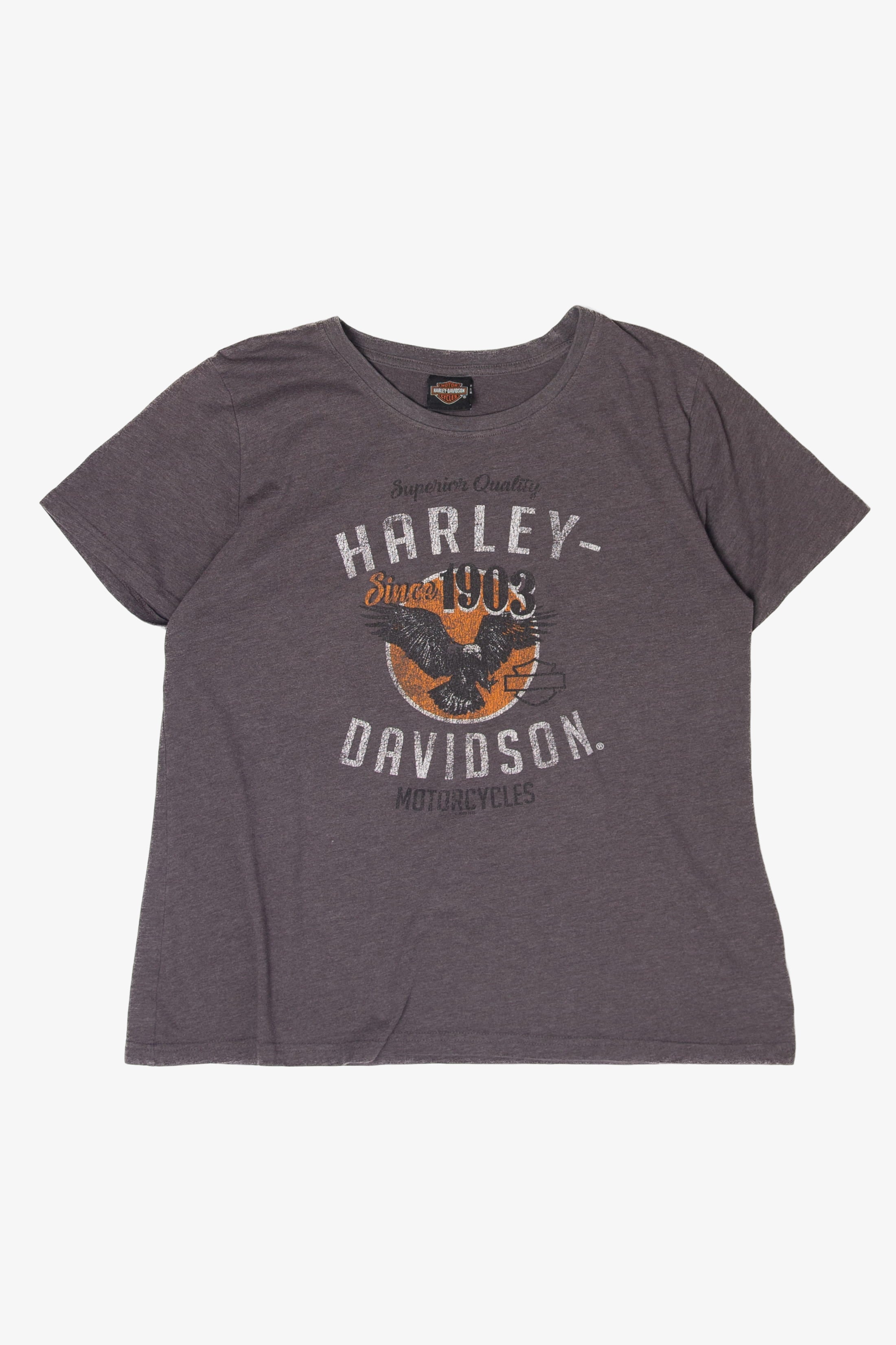 Recycled Gray Harley Davidson T-Shirt
