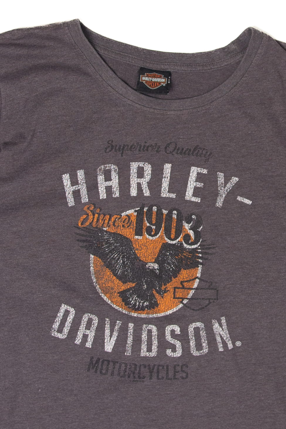 Recycled Gray Harley Davidson T-Shirt