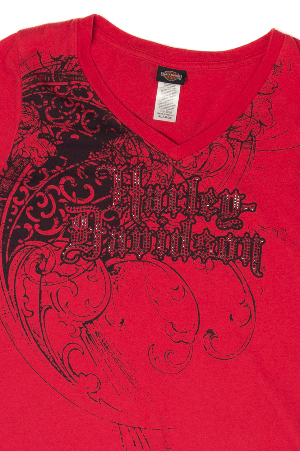 Recycled Red Harley Davidson T-Shirt (2010s)