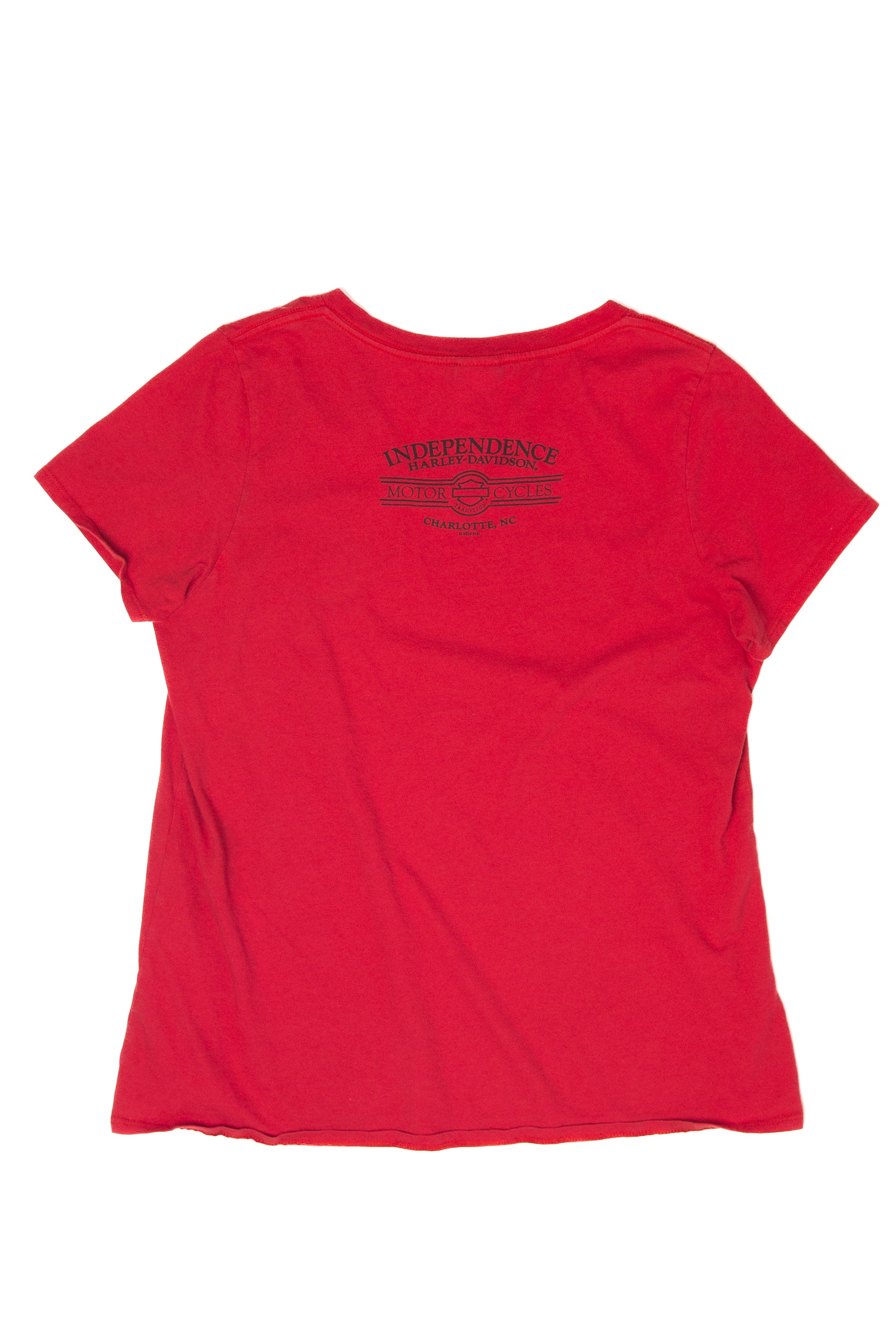 Recycled Red Harley Davidson T-Shirt (2010s)