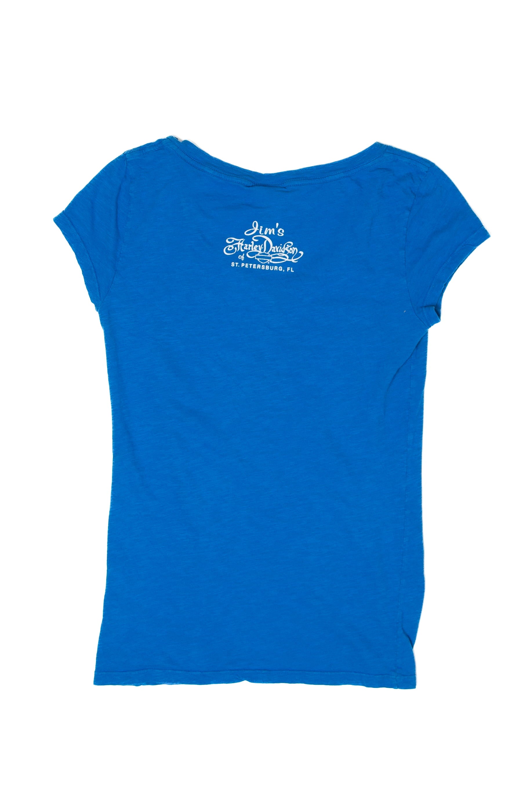Vintage Blue Harley Davidson T-Shirt (2010s)