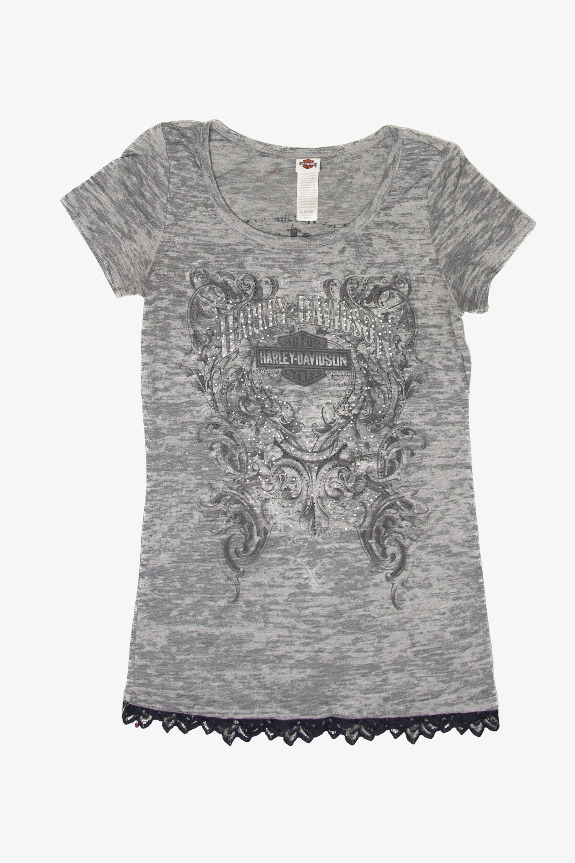Recycled Lacey Harley Davidson T-Shirt (2010s)