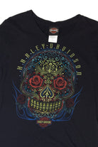Recycled Skull Harley Davidson T-Shirt (2010s)