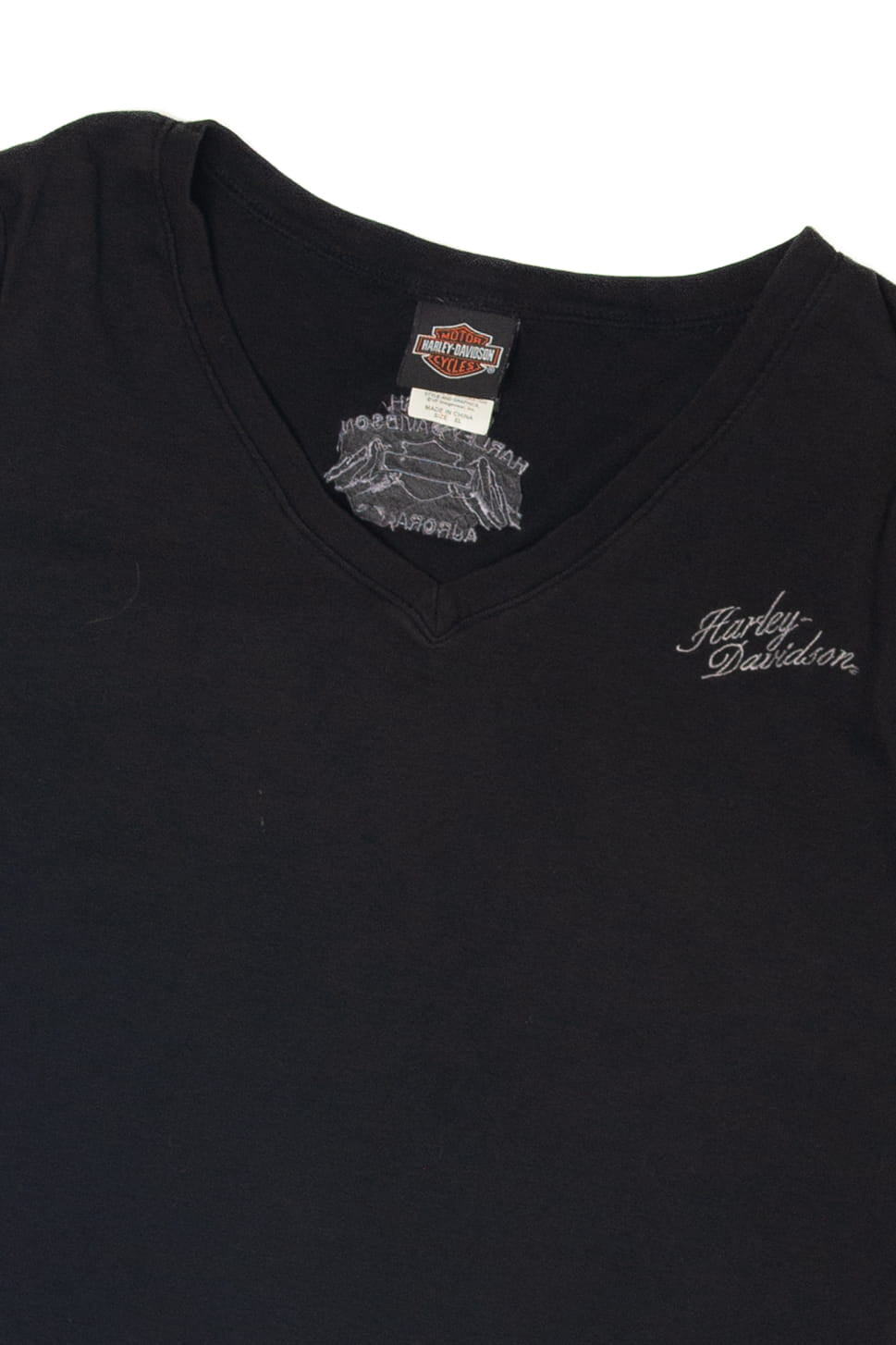 Recycled Harley Davidson Long Sleeve T-Shirt