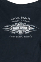 Harley Davidson Rhinestone Cocoa Beach Long Sleeve T-Shirt