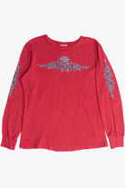 Harley Davidson Horny Toad Glittery Flame Long Sleeve Ribbed T-Shirt