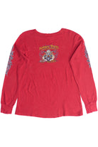 Harley Davidson Horny Toad Glittery Flame Long Sleeve Ribbed T-Shirt