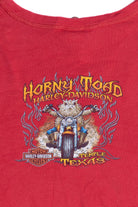 Harley Davidson Horny Toad Glittery Flame Long Sleeve Ribbed T-Shirt
