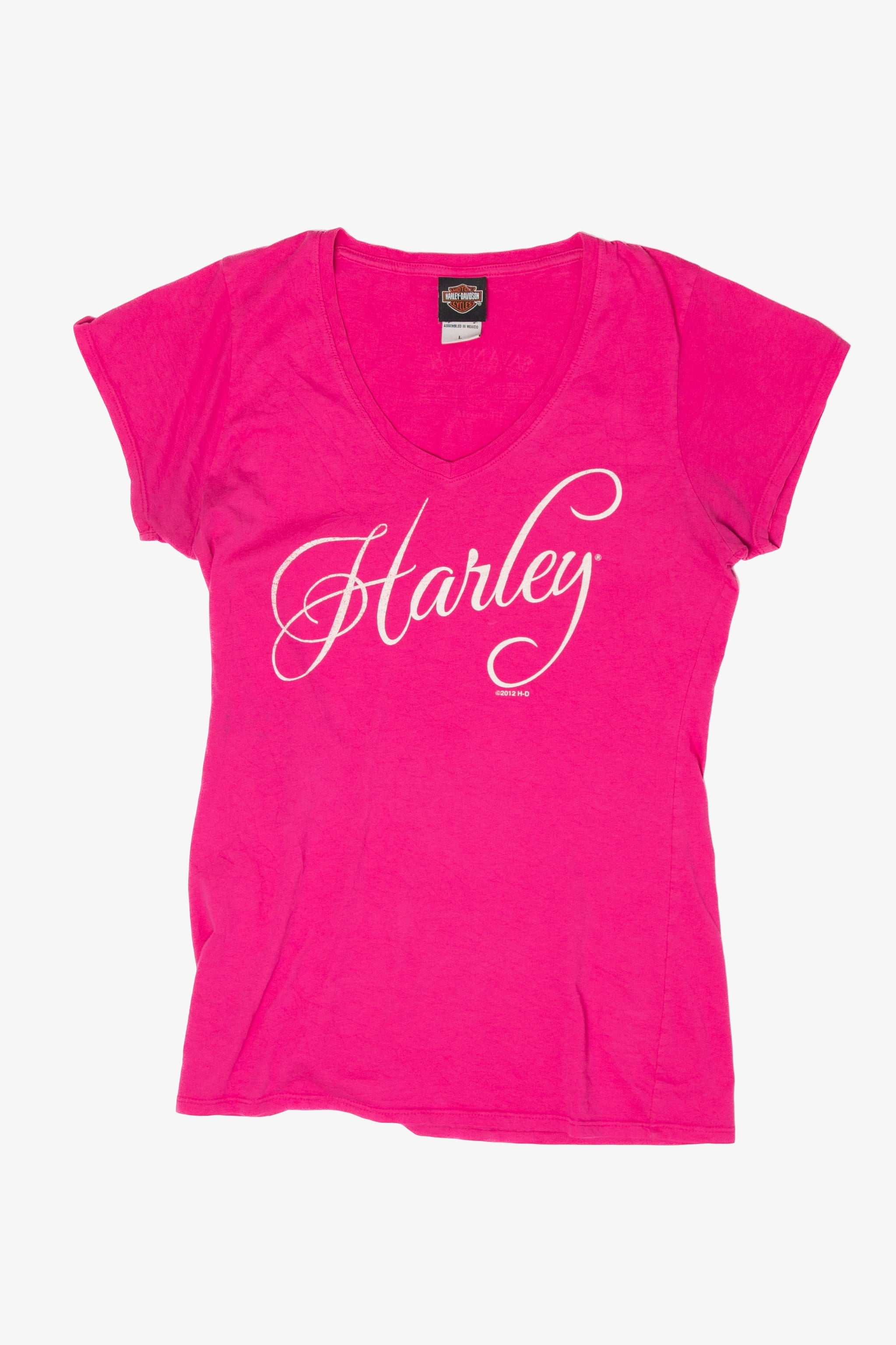 Recycled Pink Savannah Harley Davidson T-Shirt (2010s)
