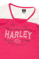 Recycled "Ride To Live" Harley Davidson T-Shirt (2010s)