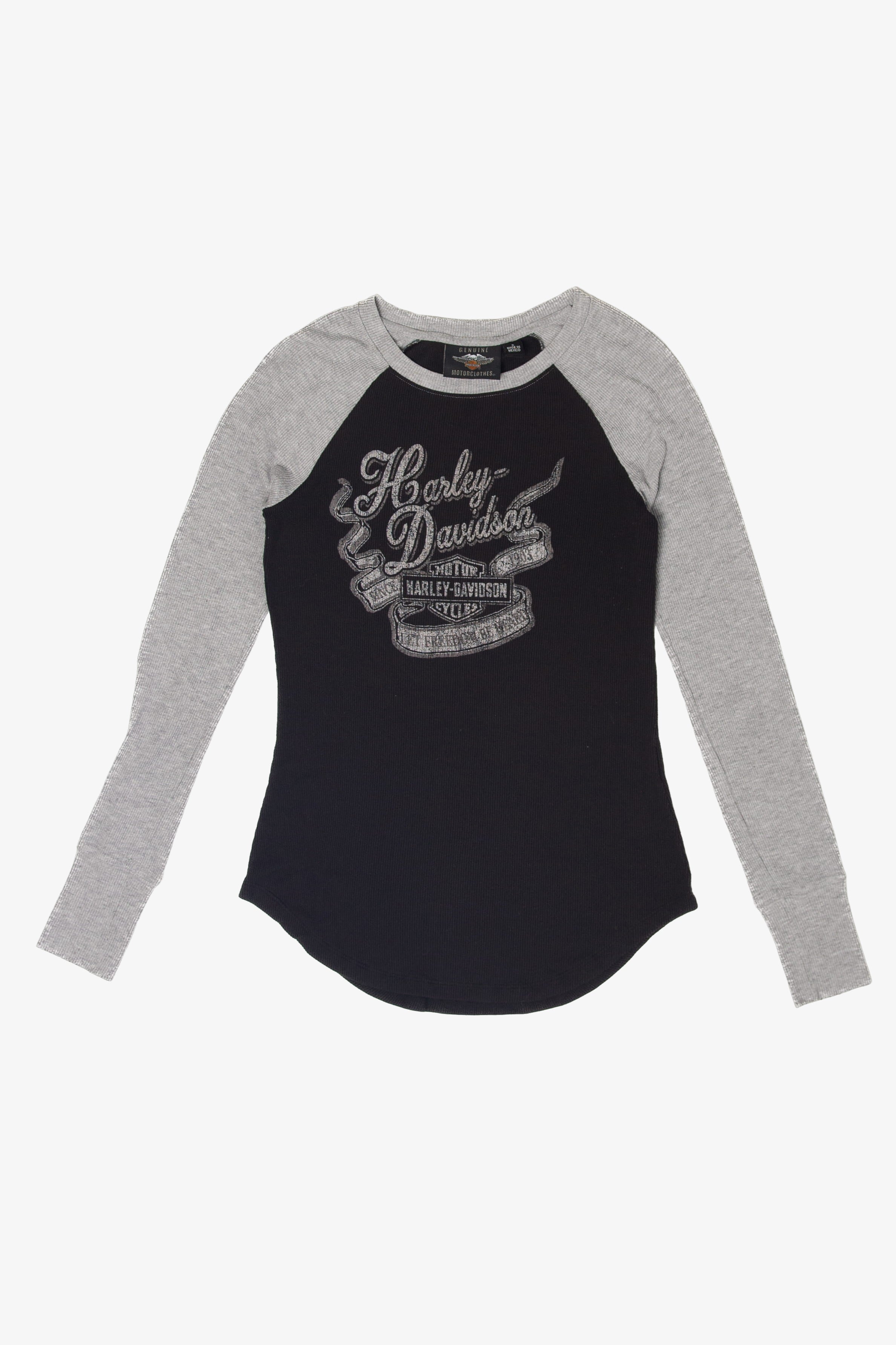 Recycled Long Sleeve Harley Davidson T-Shirt