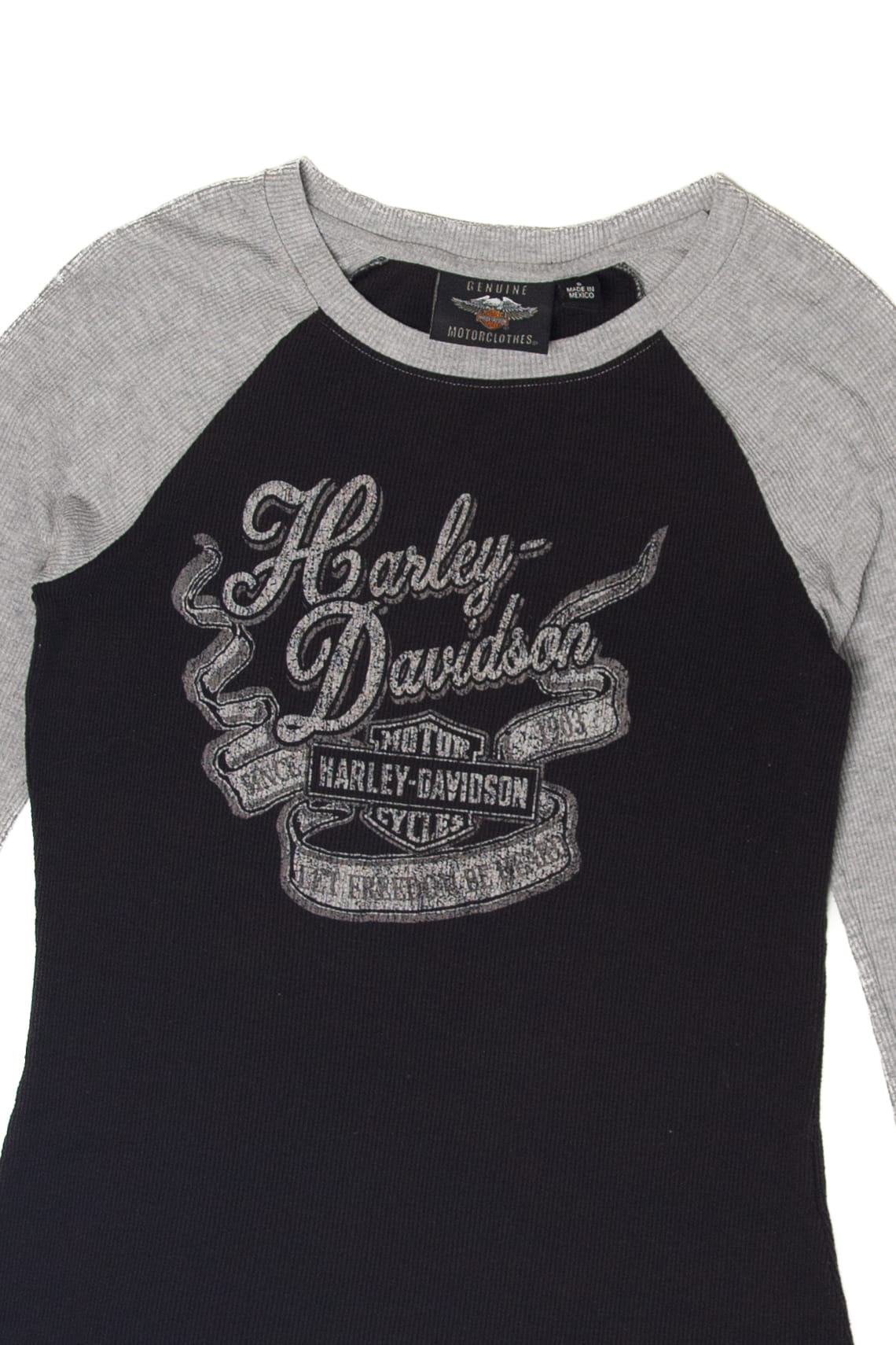 Recycled Long Sleeve Harley Davidson T-Shirt