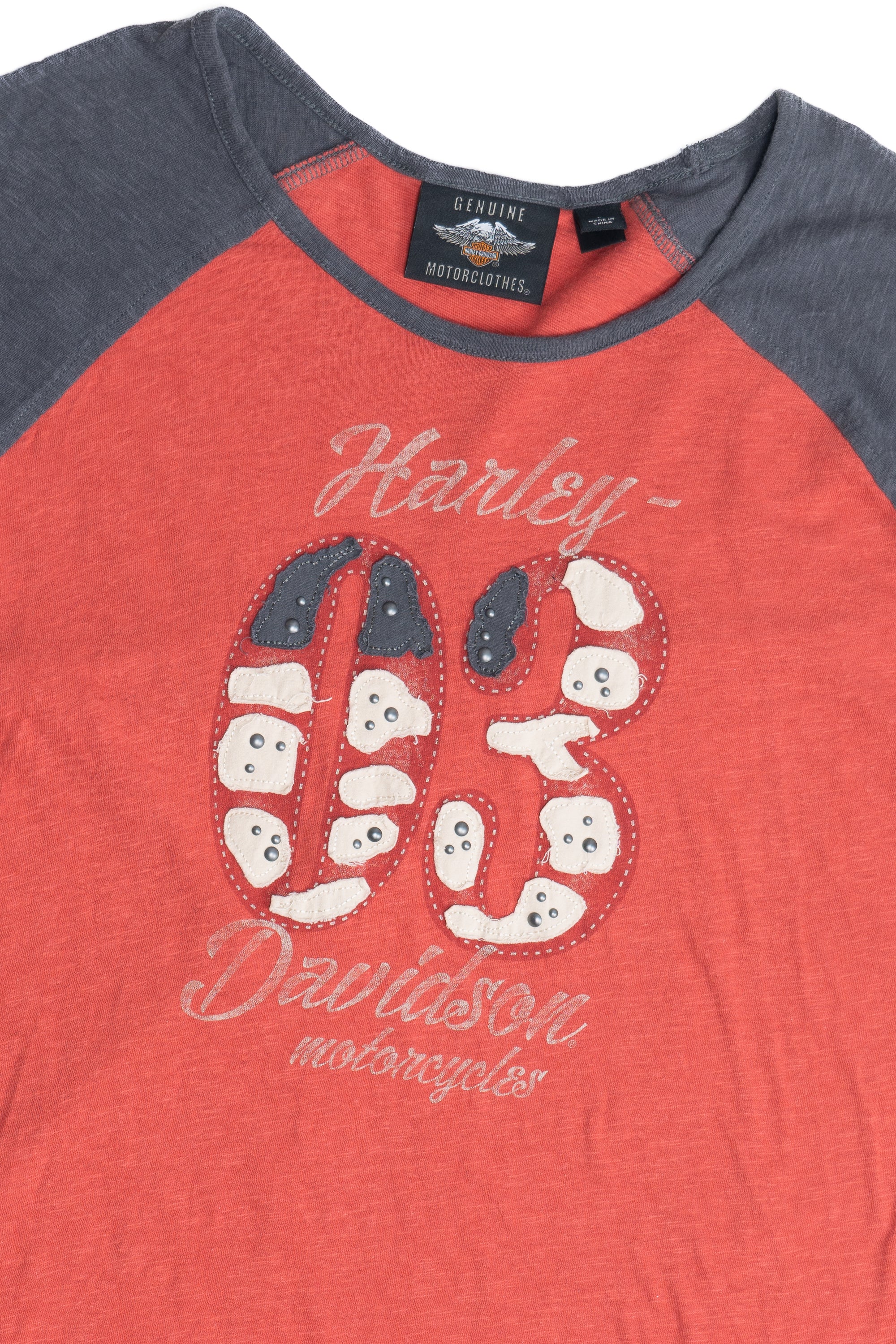 Harley Davidson "03" Applique Raglan T-Shirt