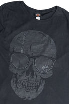 Harley Davidson Skull "The Road Is Calling" Las Vegas T-Shirt