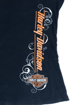 Harley Davidson Sporty Striped Sleeve Appleton Wisconsin T-Shirt