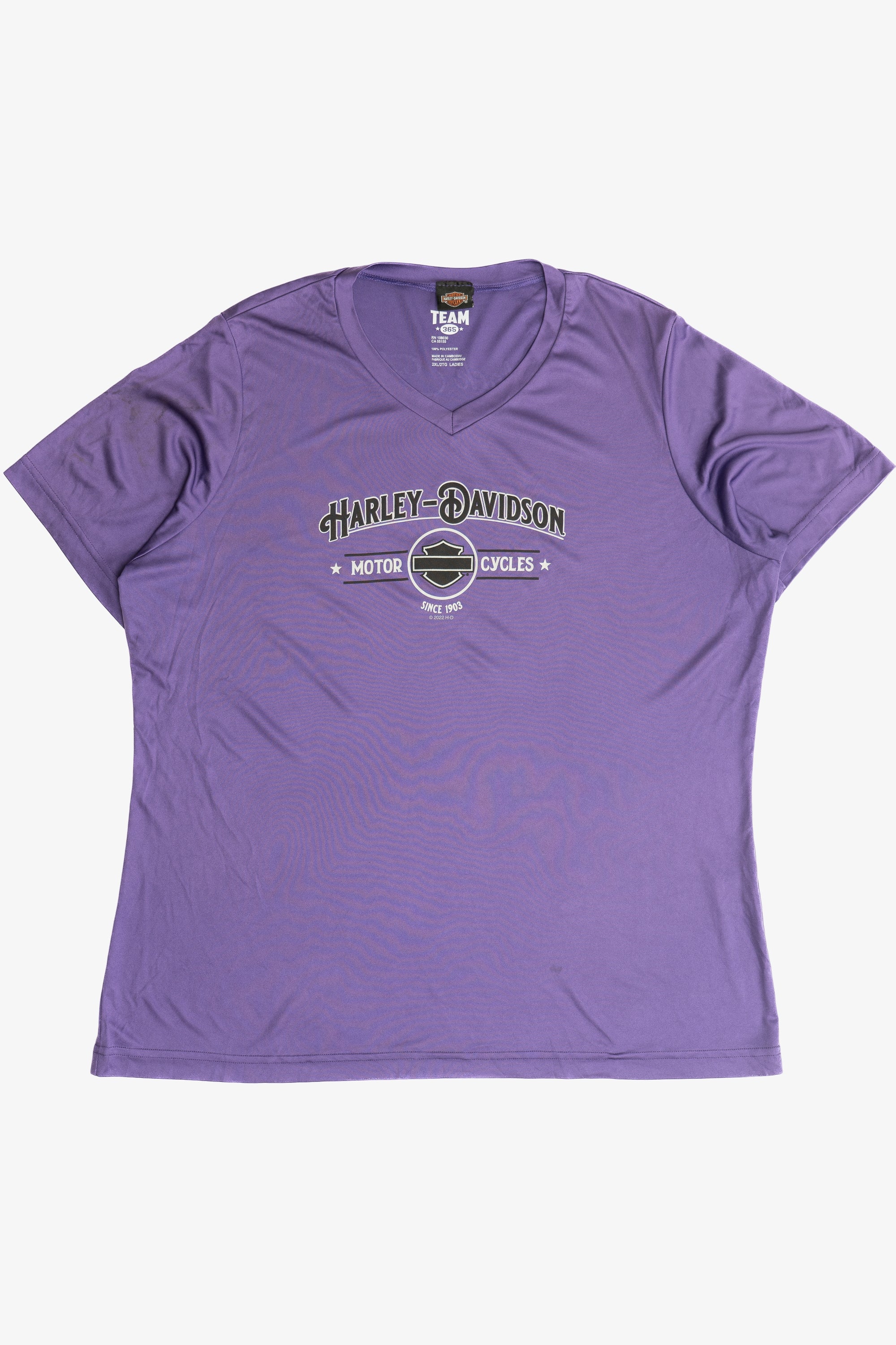 Harley Davidson "Black Hills" Lightweight Athletic Wear T-Shirt