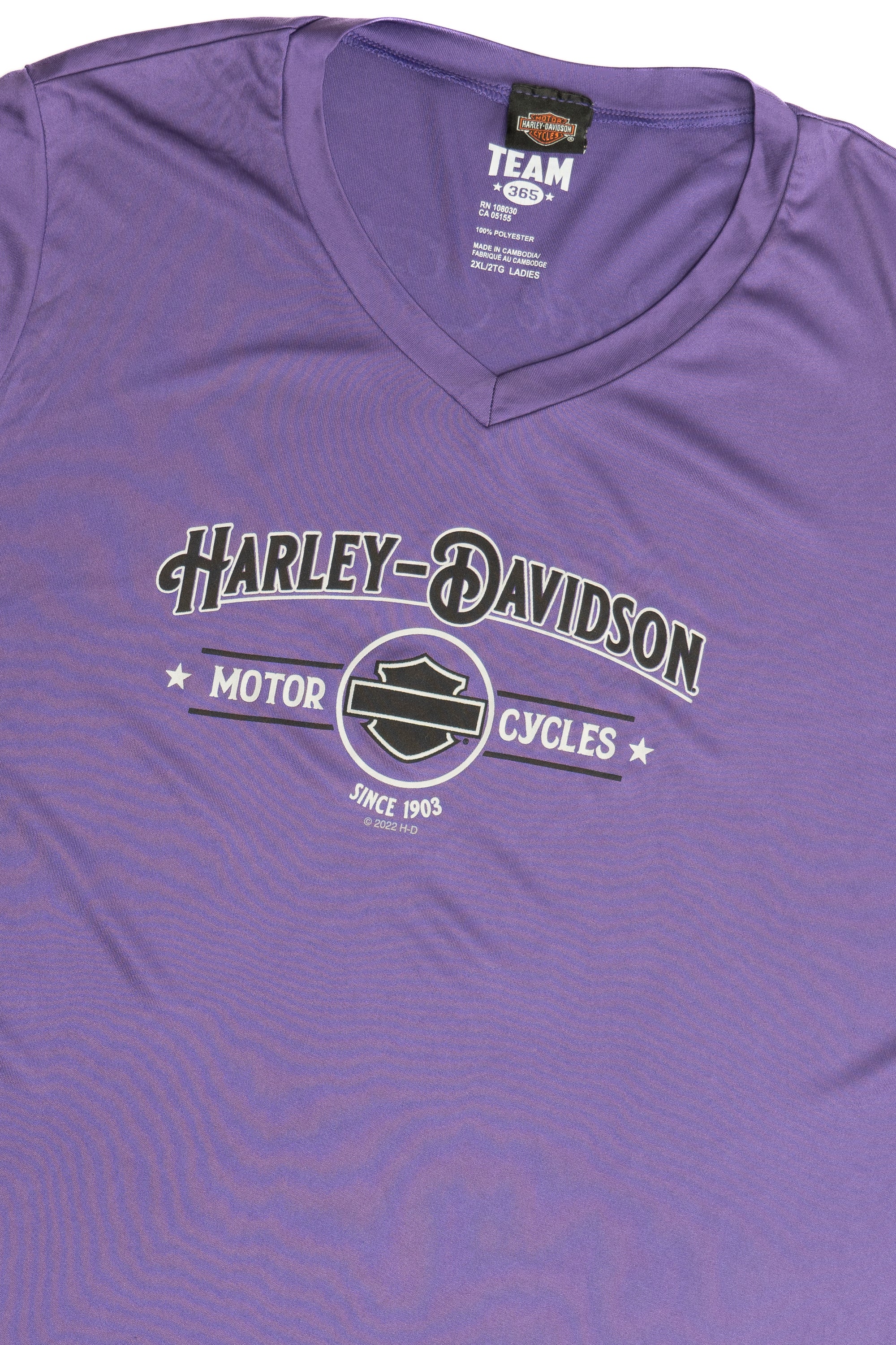 Harley Davidson "Black Hills" Lightweight Athletic Wear T-Shirt
