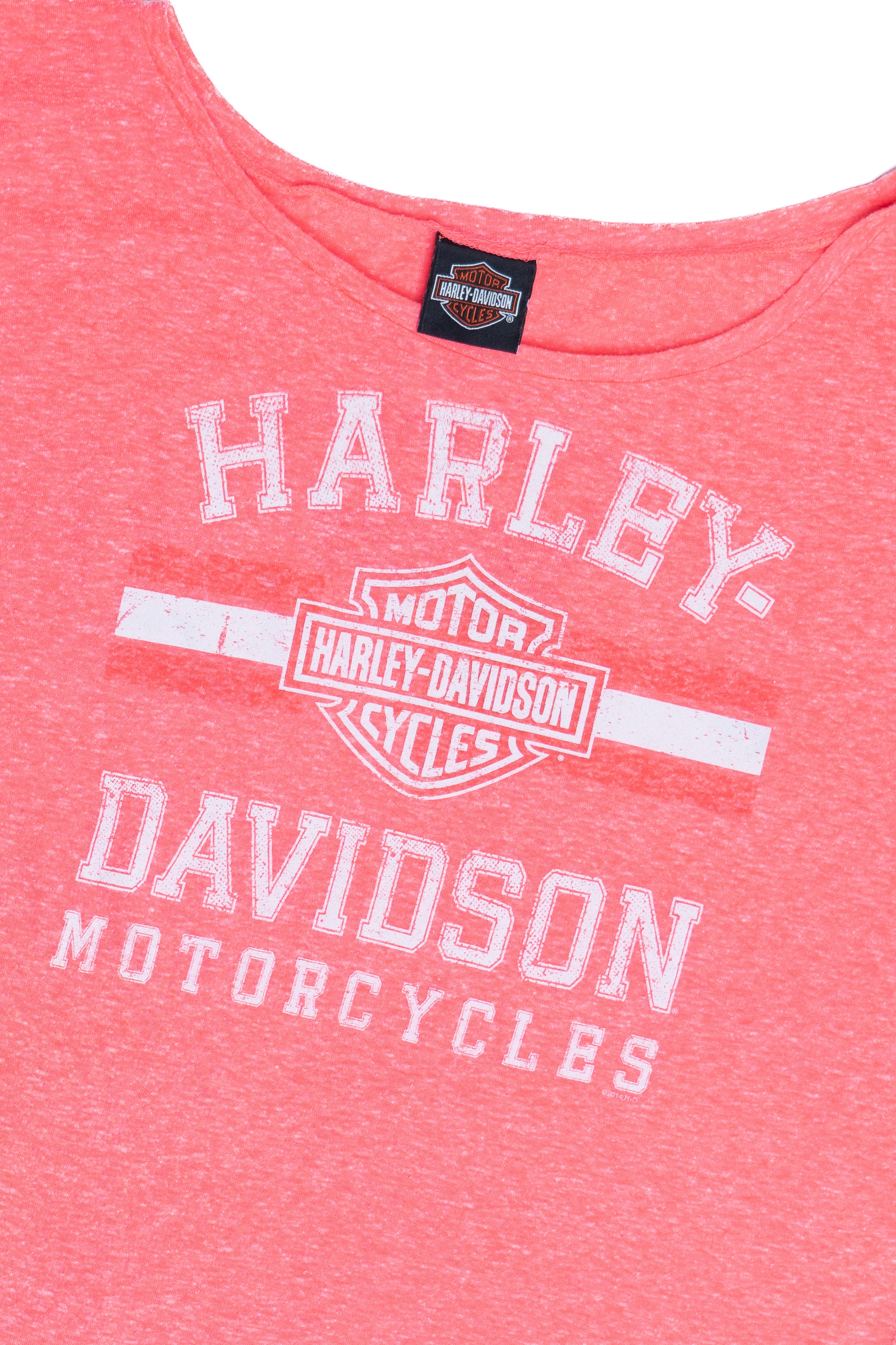 Harley Davidson Motorcycles Neon Pink T-Shirt