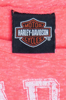 Harley Davidson Motorcycles Neon Pink T-Shirt