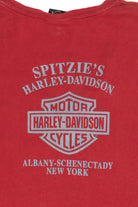 Harley Davidson Patterned Sides Spitzie's Albany-Schenectady New York T-Shirt