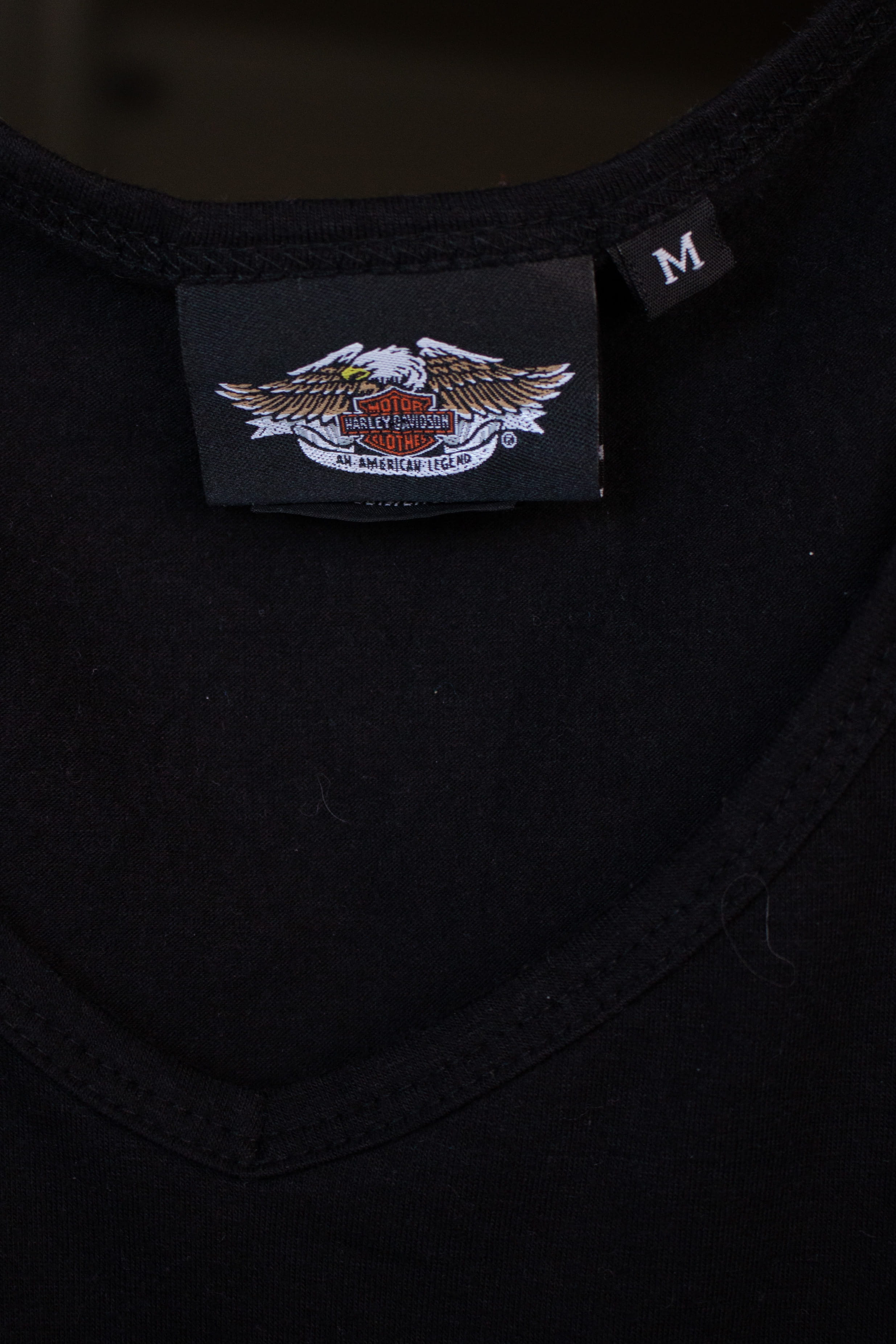  Black Jeweled Harley Davidson Motorcycles T-Shirt (2010s)