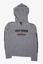 San Juan Hooded Long Sleeve Harley Davidson T-Shirt (2010s)