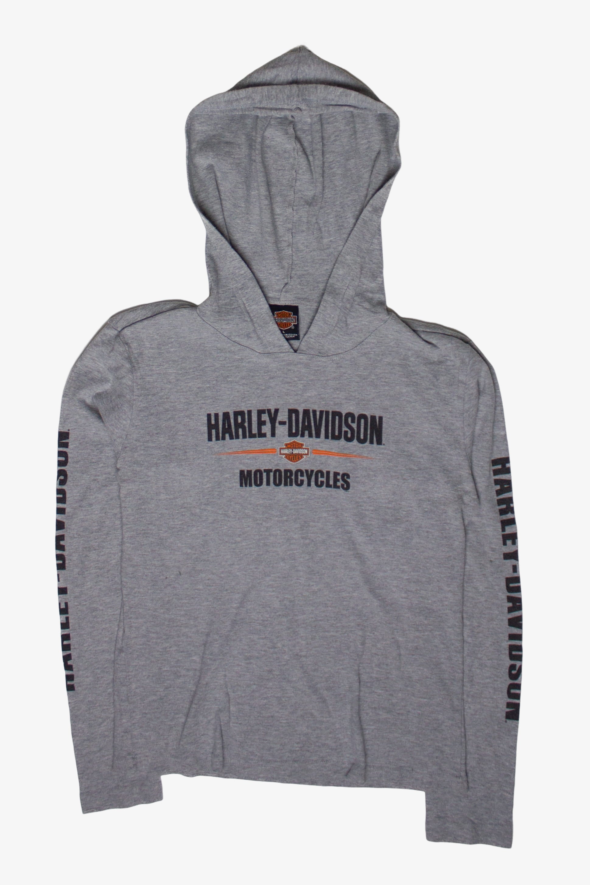 San Juan Hooded Long Sleeve Harley Davidson T-Shirt (2010s)
