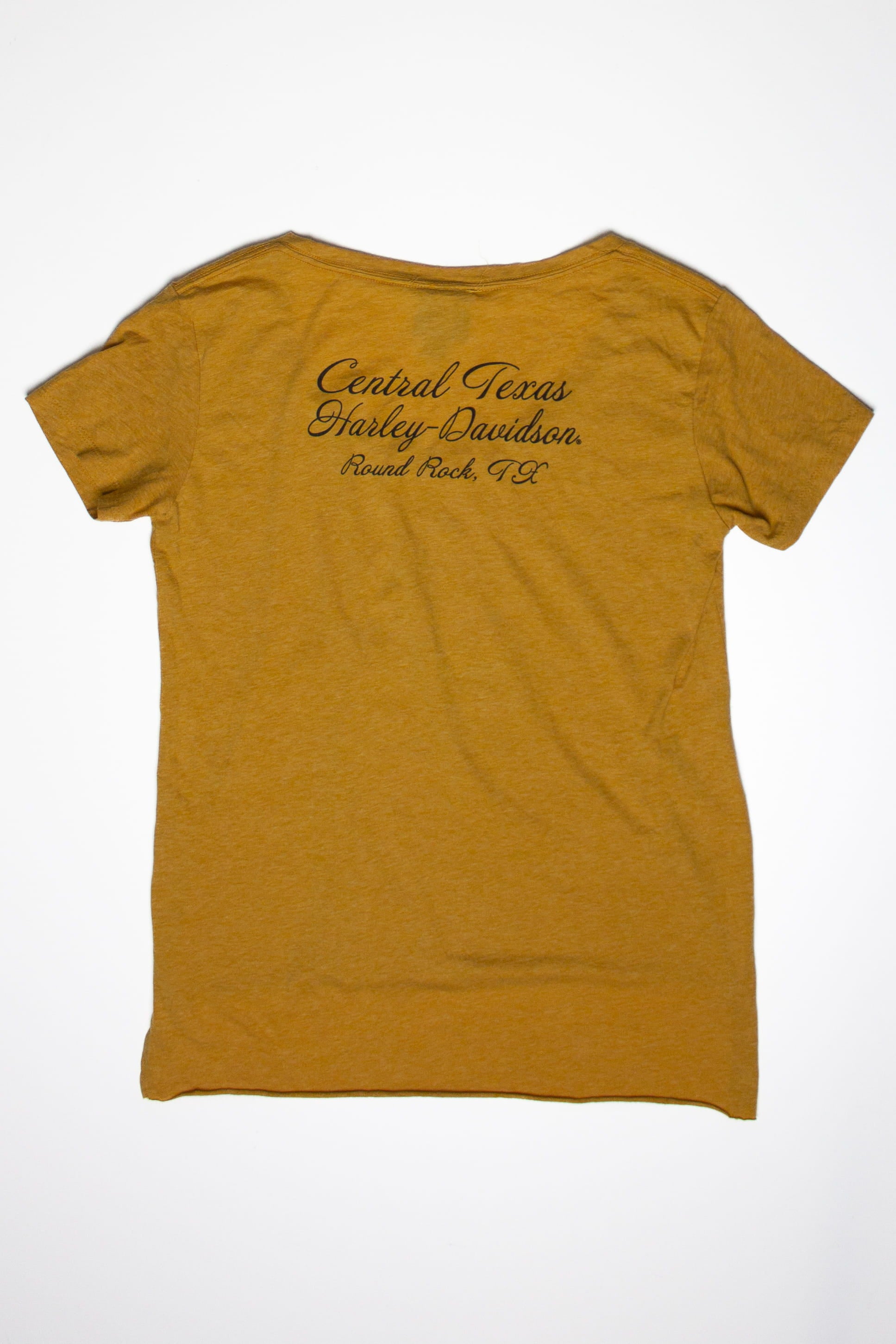 Central Texas Raw Hem Harley Davidson T-Shirt (2020s)