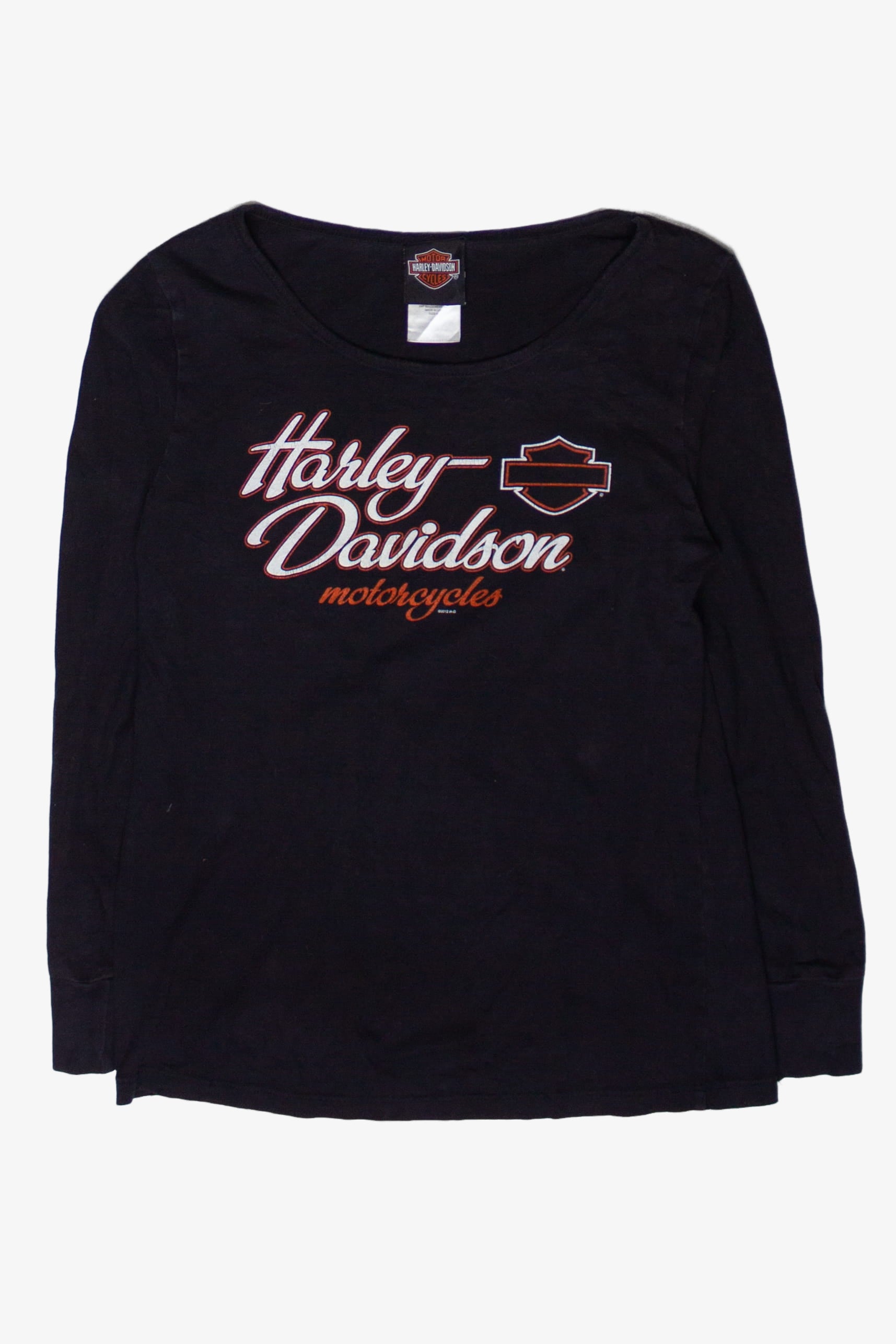 Long Sleeve Barnett Harley Davidson T-Shirt (2010s)