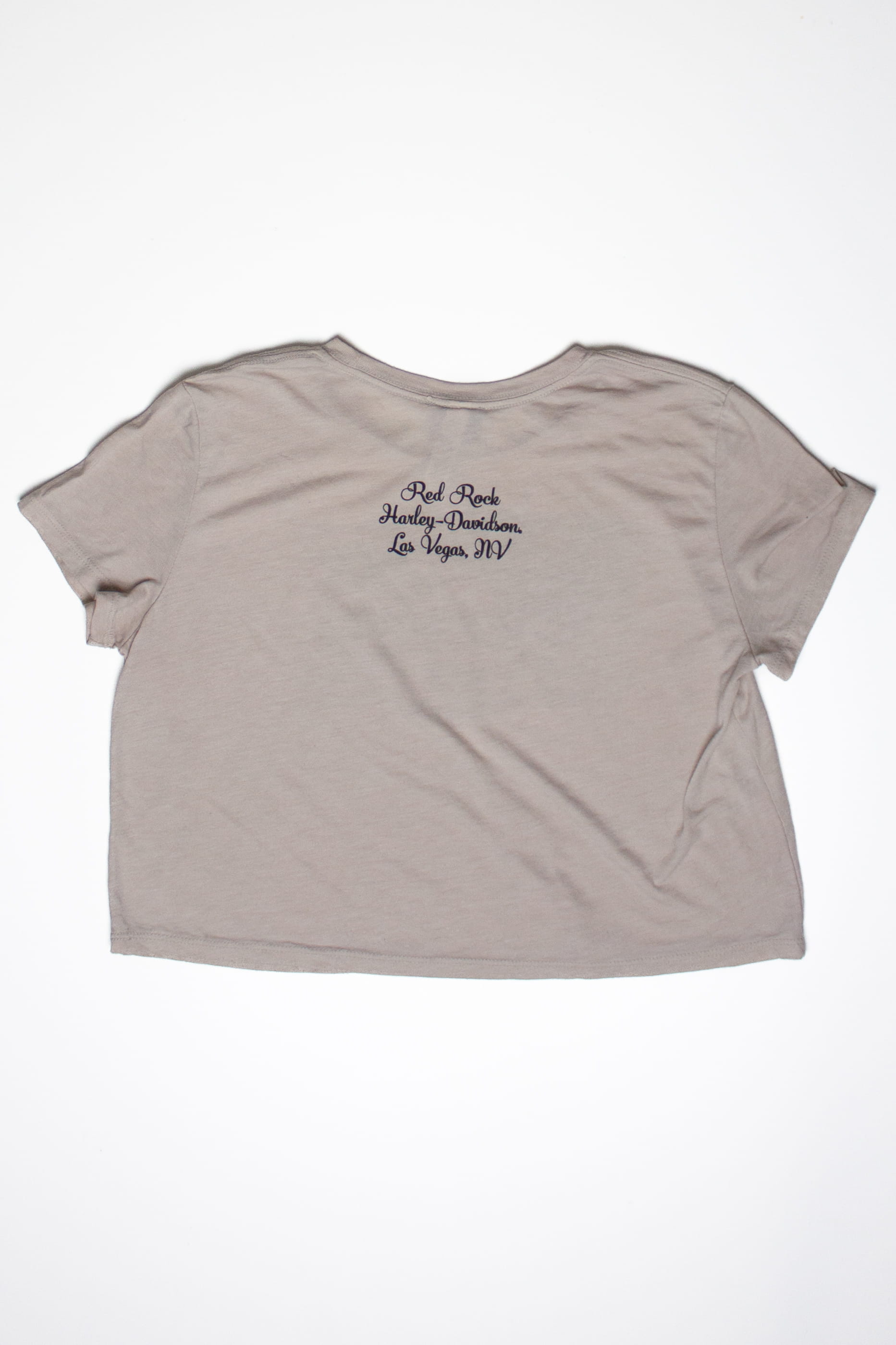 Cropped Red Rock Harley Davidson T-Shirt (2020s)