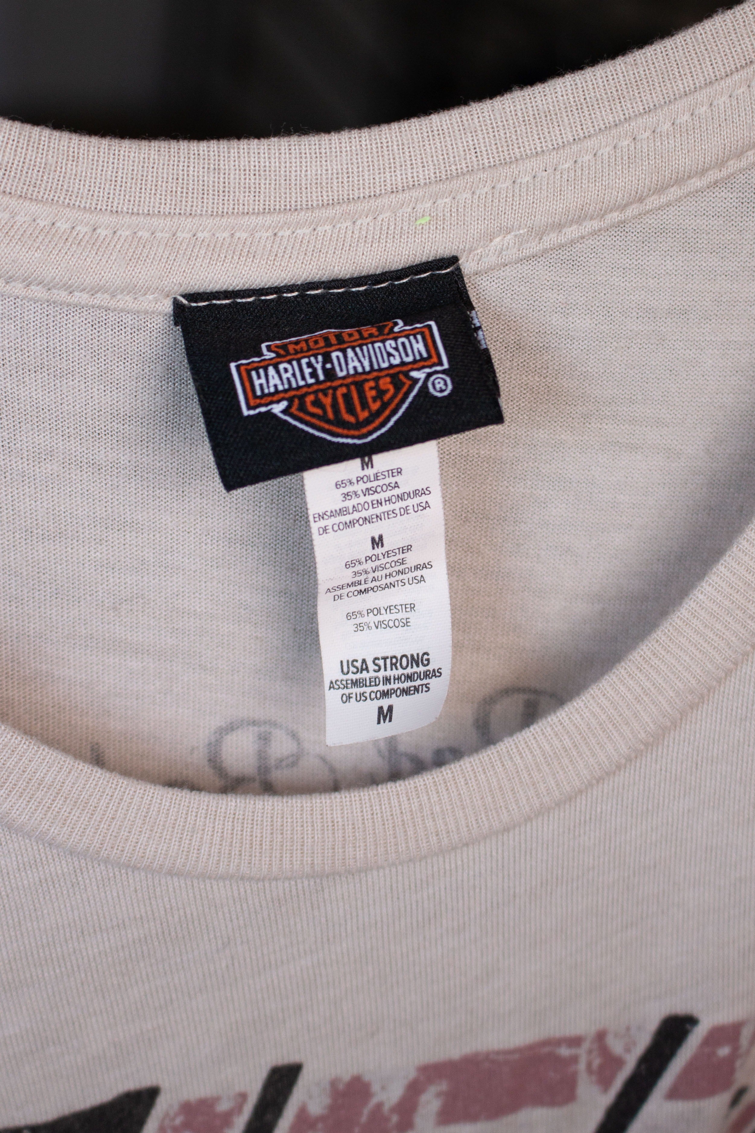 Cropped Red Rock Harley Davidson T-Shirt (2020s)