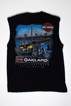 Sleeveless Oakland Harley Davidson T-Shirt (2010s)