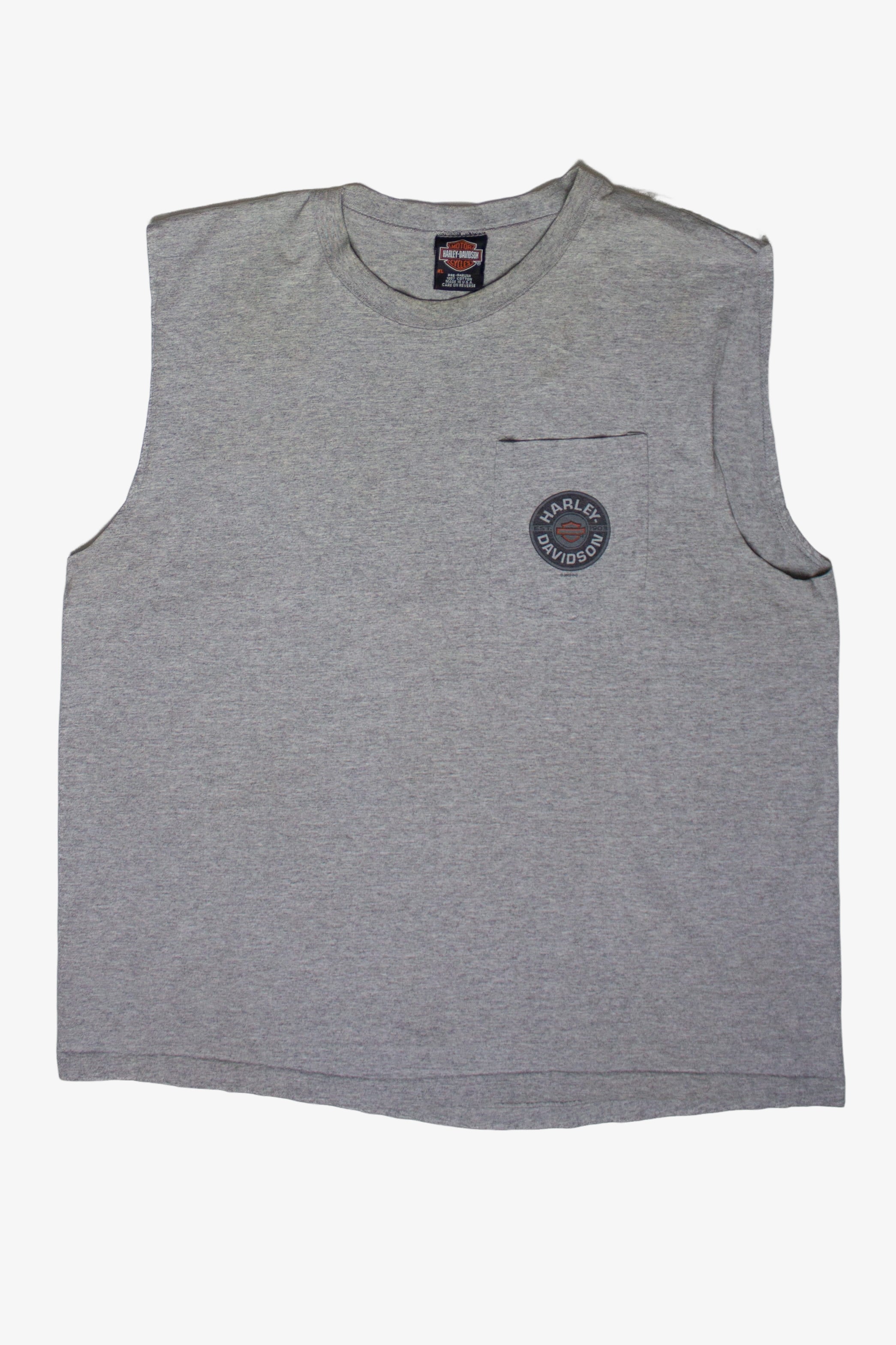 Vintage Sleeveless American Eagle Harley Davidson T-Shirt (2000s)