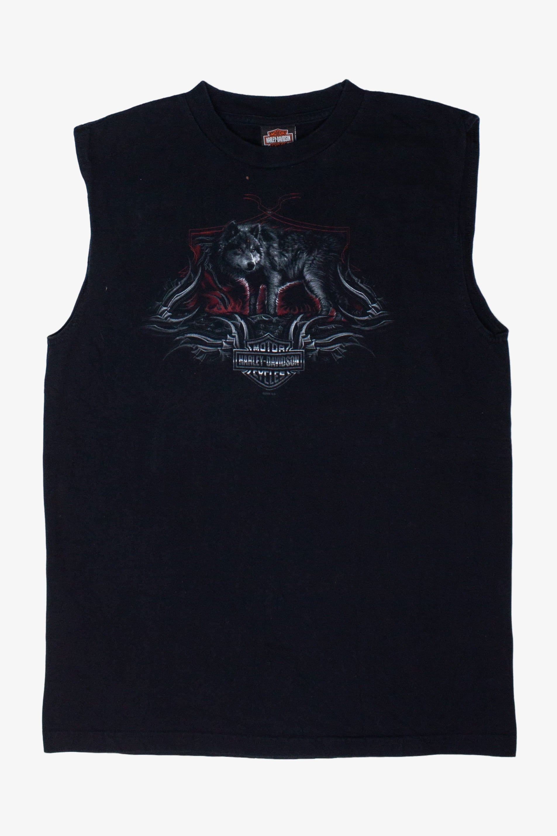 Vintage Sleeveless Ocala Harley Davidson T-Shirt (2000s)
