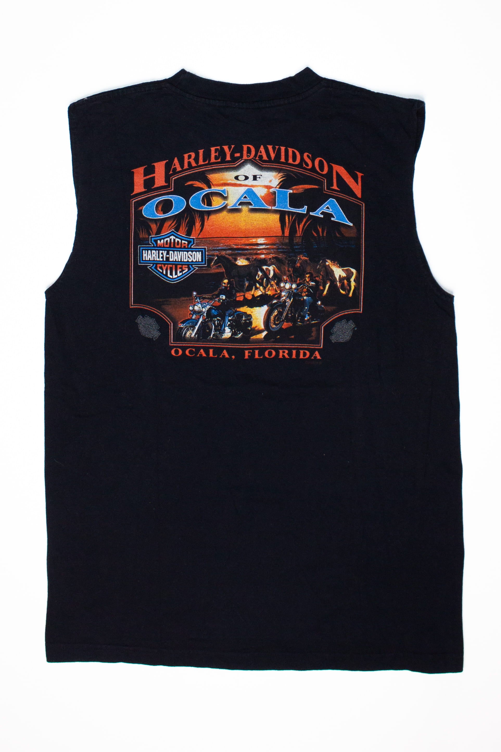 Vintage Sleeveless Ocala Harley Davidson T-Shirt (2000s)