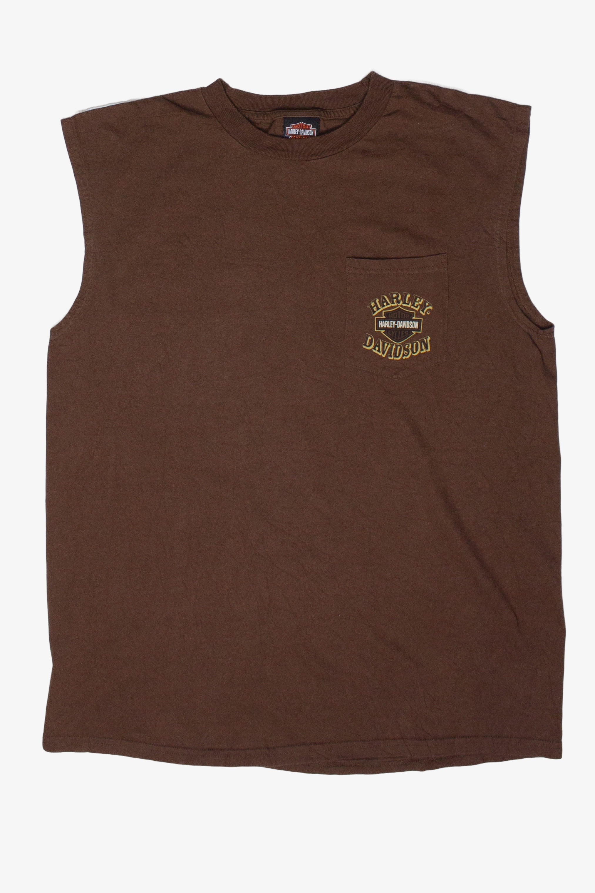 Sleeveless Carolina Coast Harley Davidson T-Shirt (2000s)
