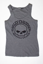 Ribbed Skull Harley Davidson Tank (2010s)