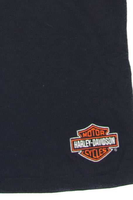 Recycled Lace Tie Biker Bob's Harley Davidson T-Shirt