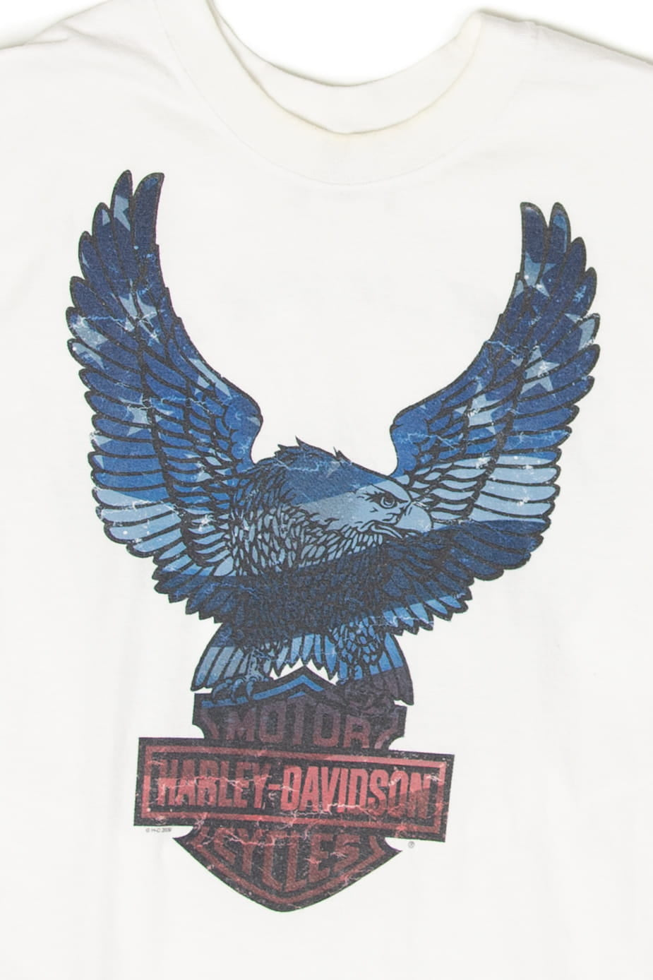 Recycled Ramstein Air Base Germany Harley Davidson Sleeveless T-Shirt (2000s)