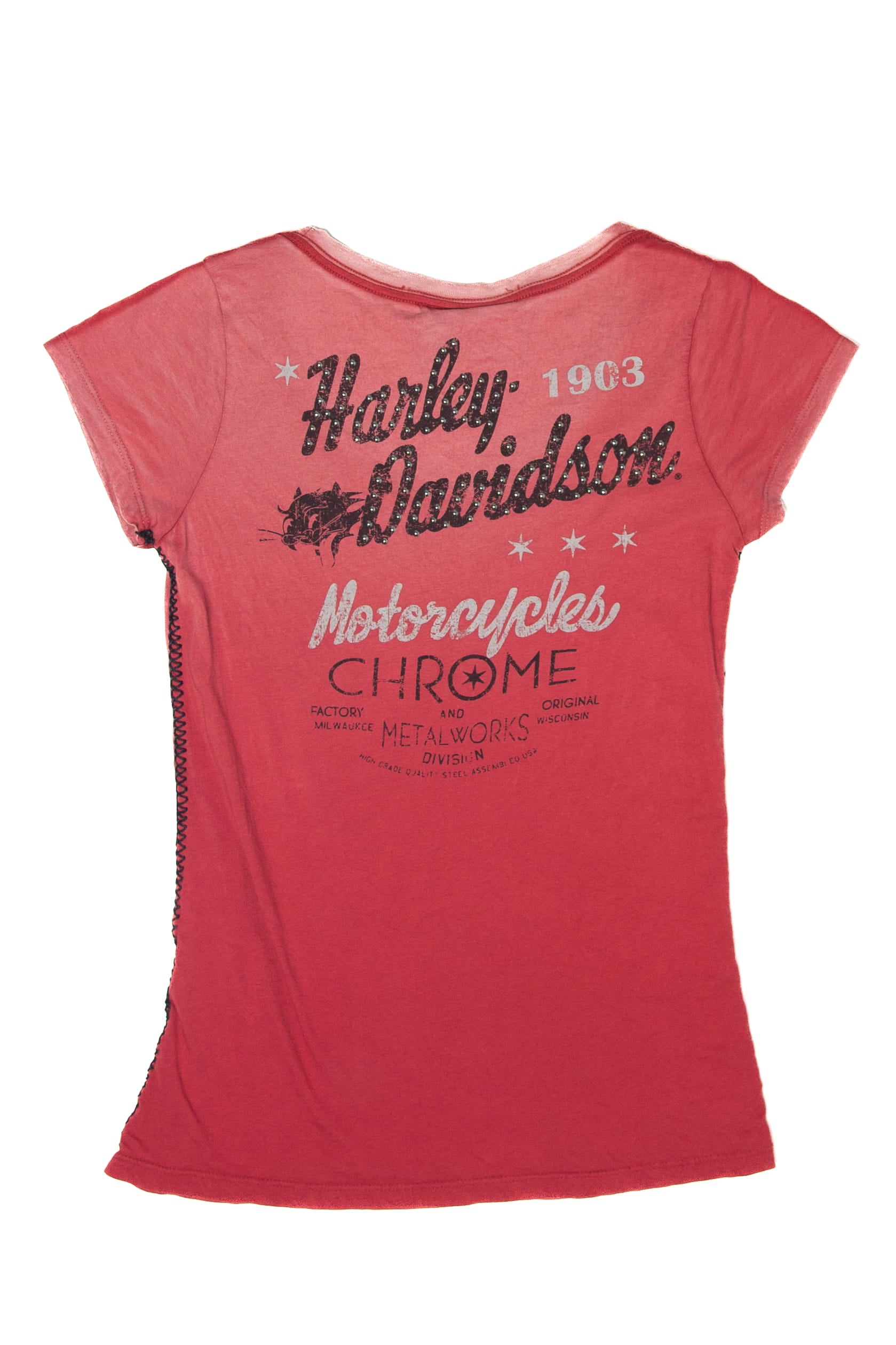 Recycled Harley Davidson Chrome + Metalworks T-Shirt