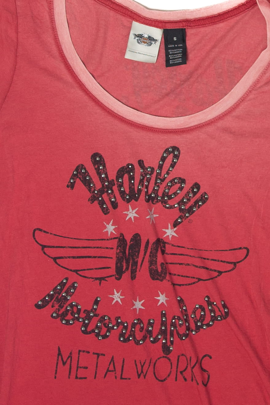 Recycled Harley Davidson Chrome + Metalworks T-Shirt