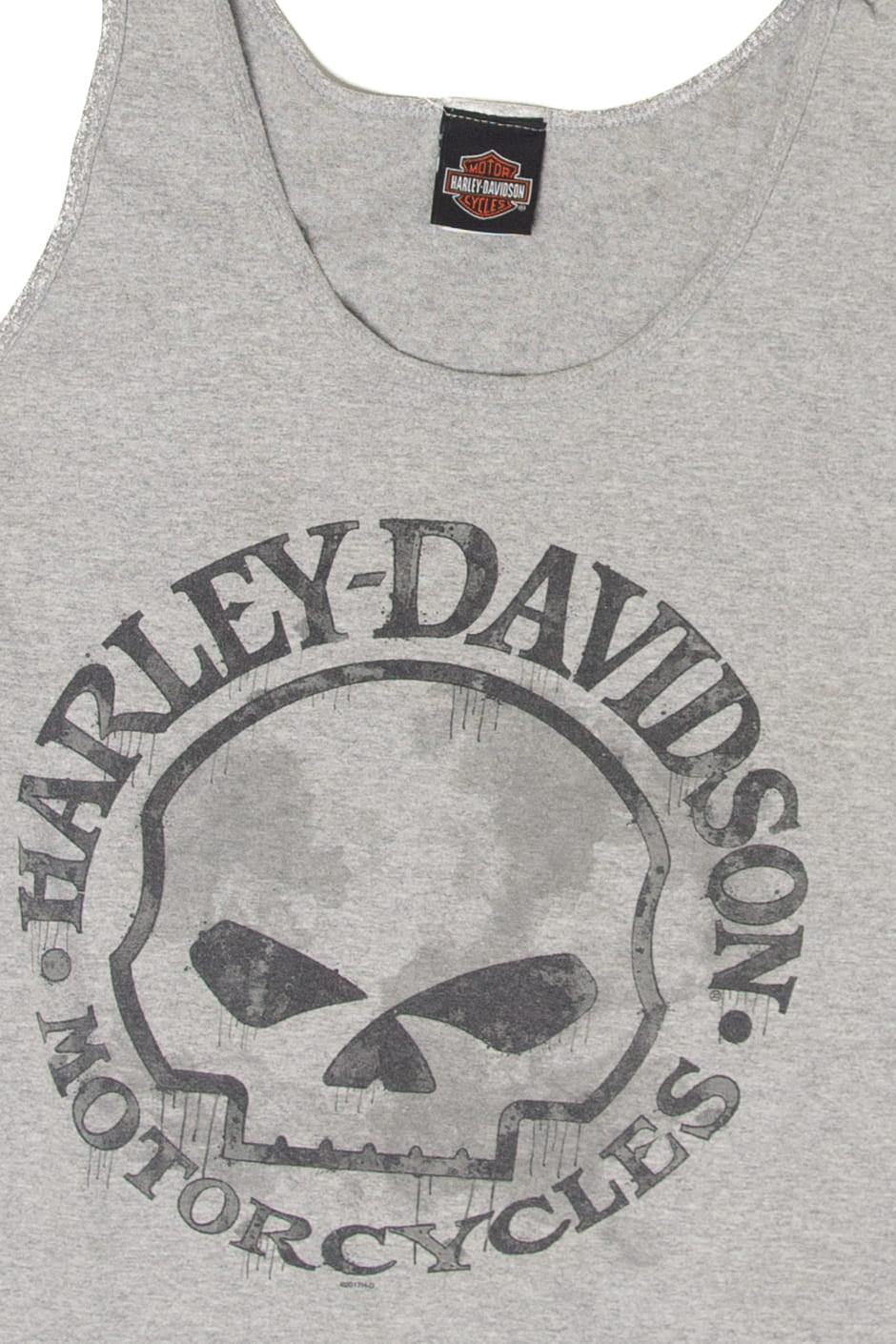 Recycled Skull Las Vegas Harley Davidson T-Shirt Sleeveless (2010s)