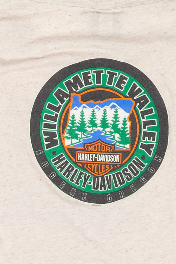 Recycled "Legendary Freedom Machine" Harley Davidson T-Shirt (2020s)