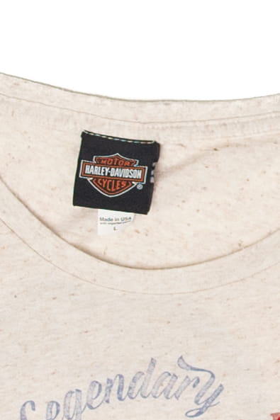 Recycled "Legendary Freedom Machine" Harley Davidson T-Shirt (2020s)