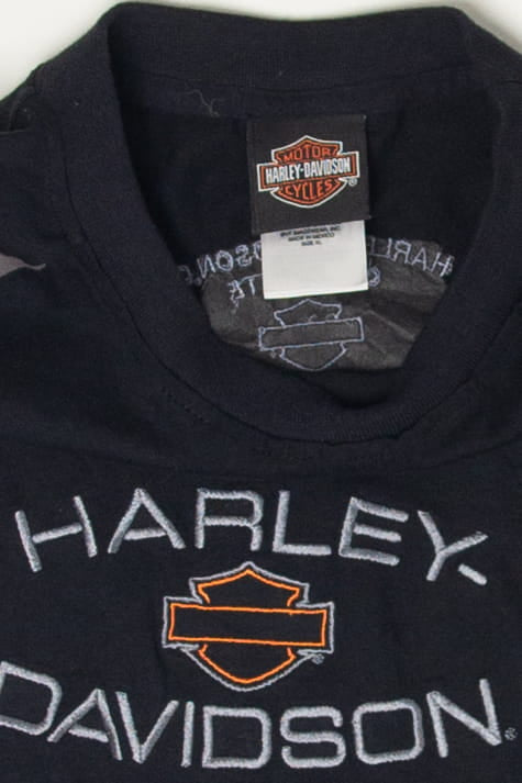 Recycled Charlotte North Carolina Harley Davidson Sleeveless T-Shirt