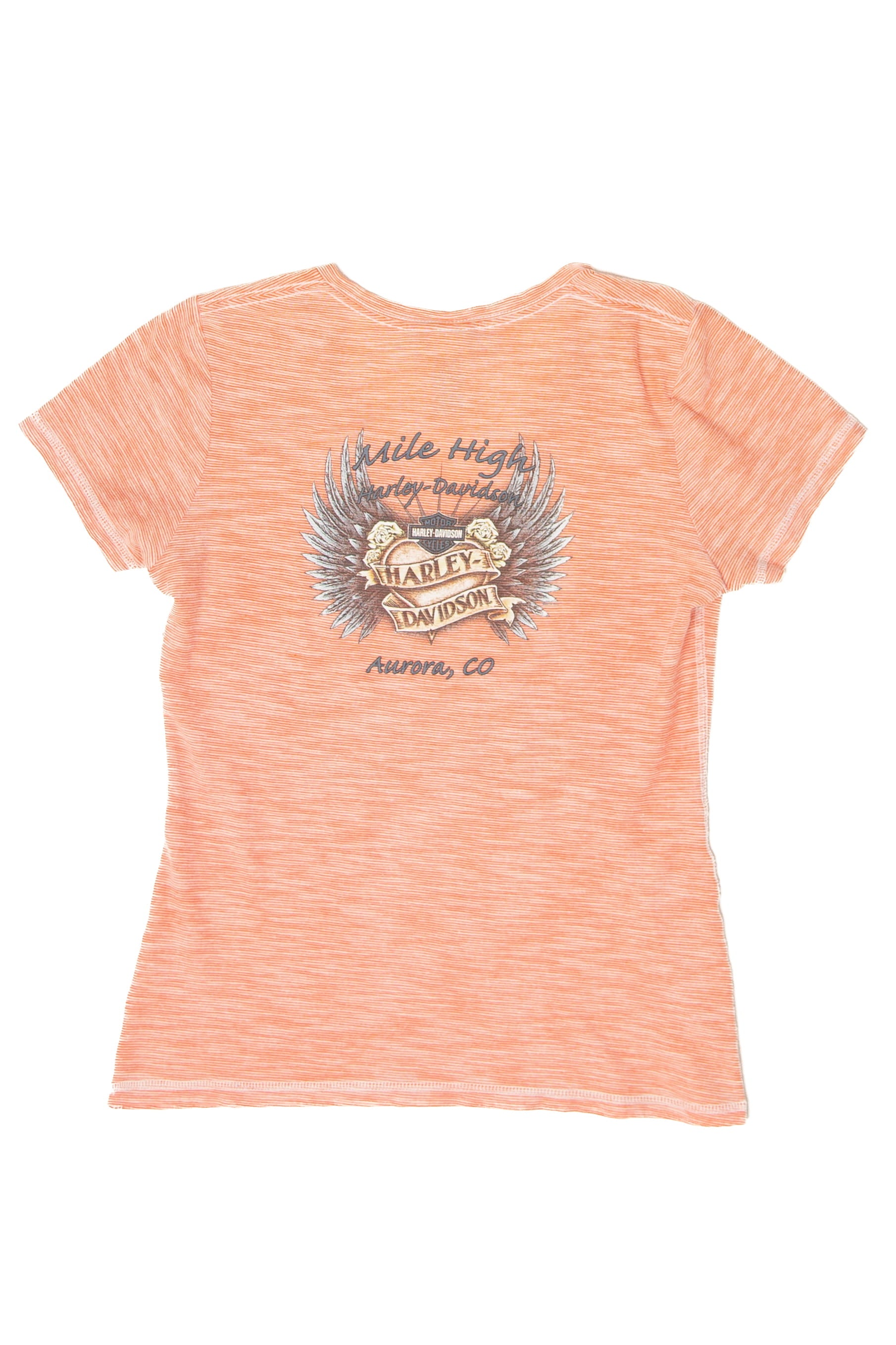 Recycled Mile High Harley Davidson T-Shirt (2010s)