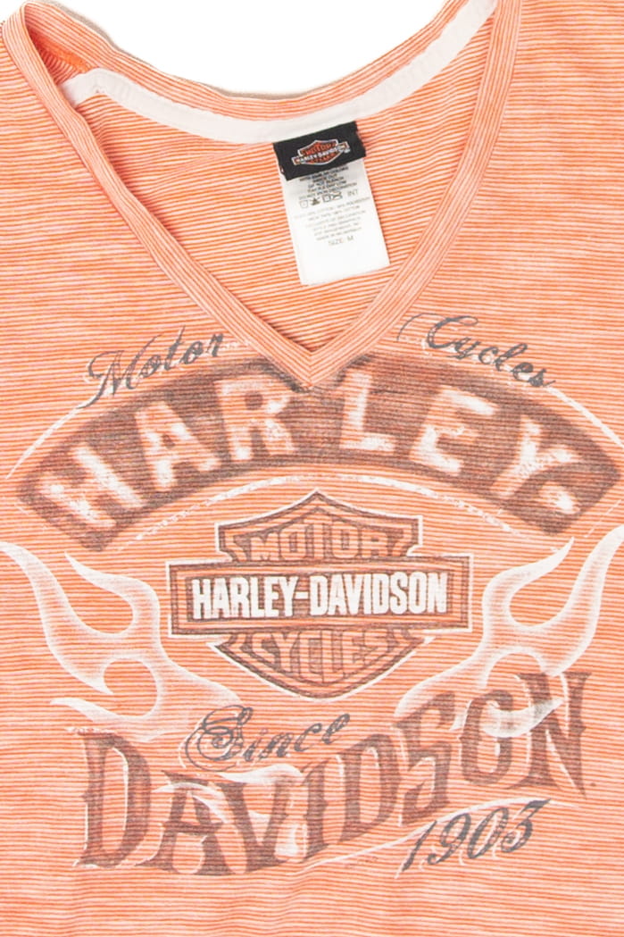 Recycled Mile High Harley Davidson T-Shirt (2010s)