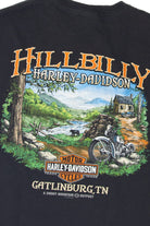 Recycled Hillbilly Gatlinburg Harley Davidson Sleeveless T-Shirt (2010s)