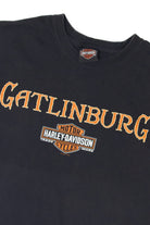 Recycled Hillbilly Gatlinburg Harley Davidson Sleeveless T-Shirt (2010s)