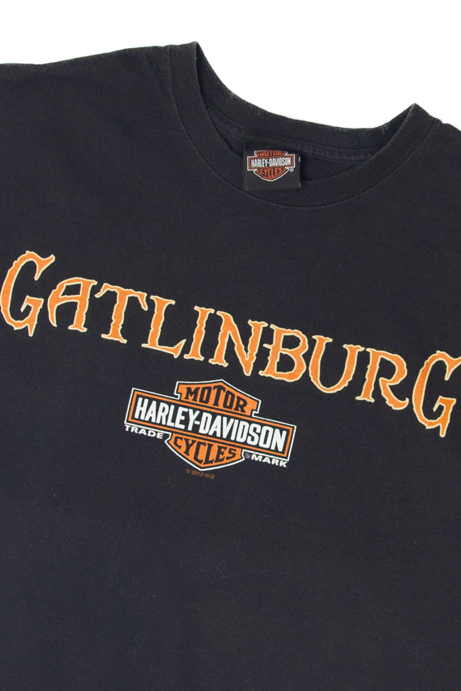 Recycled Hillbilly Gatlinburg Harley Davidson Sleeveless T-Shirt (2010s)